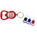 Round Bell Look Aluminum Bottle Opener with Keychain